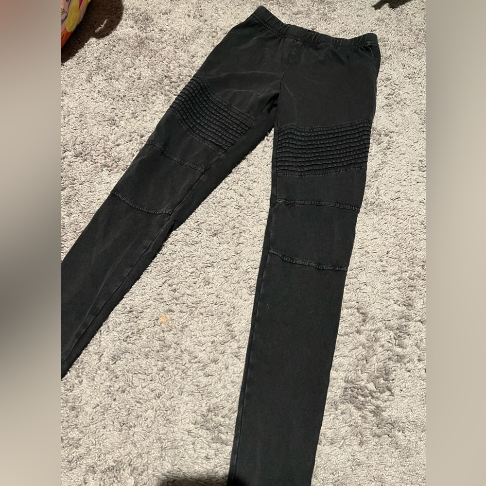 BP Moto Black Wash Leggings